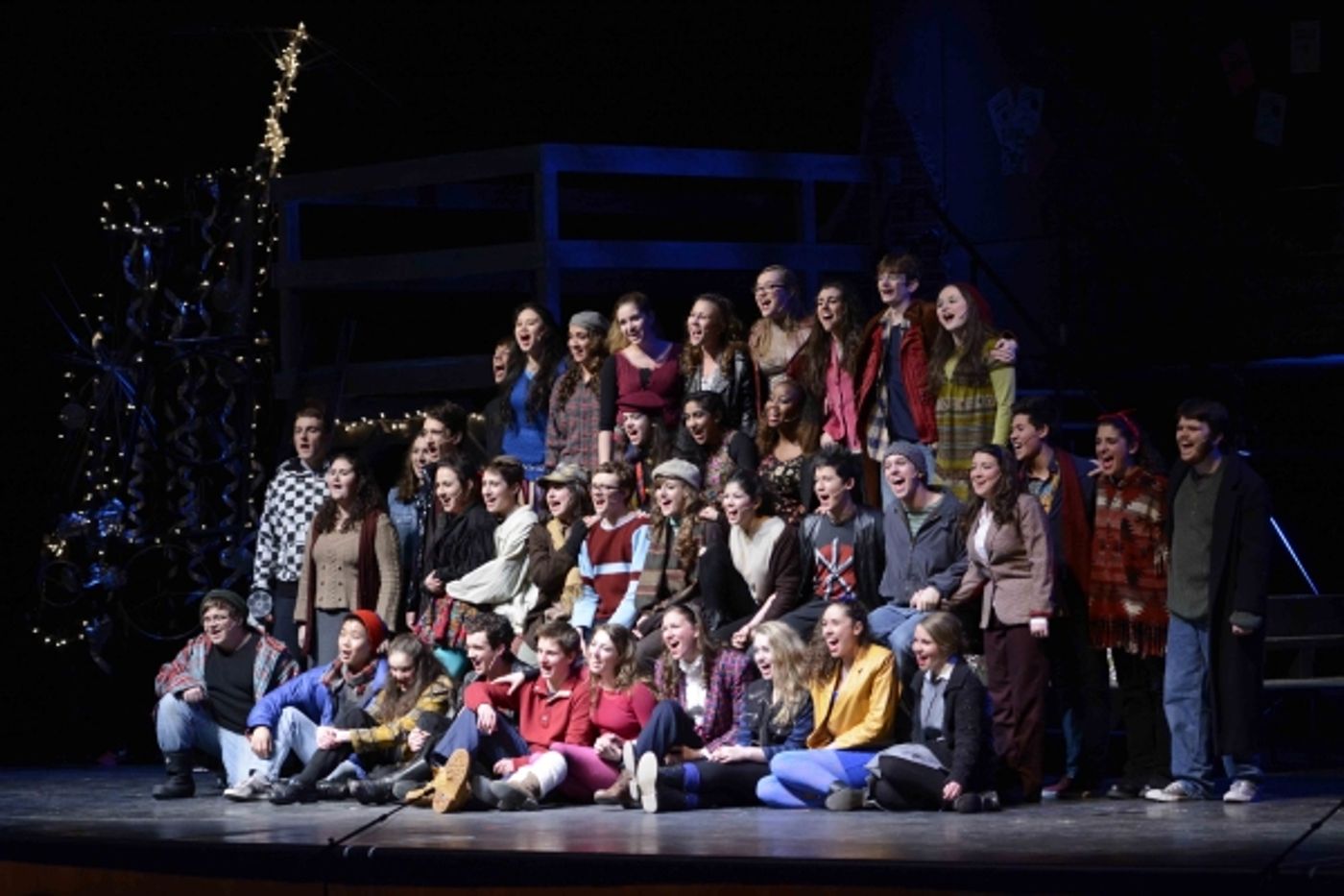 Photo Flash: First Look at Trumbull High School's RENT; Al Larson Attends!  Image