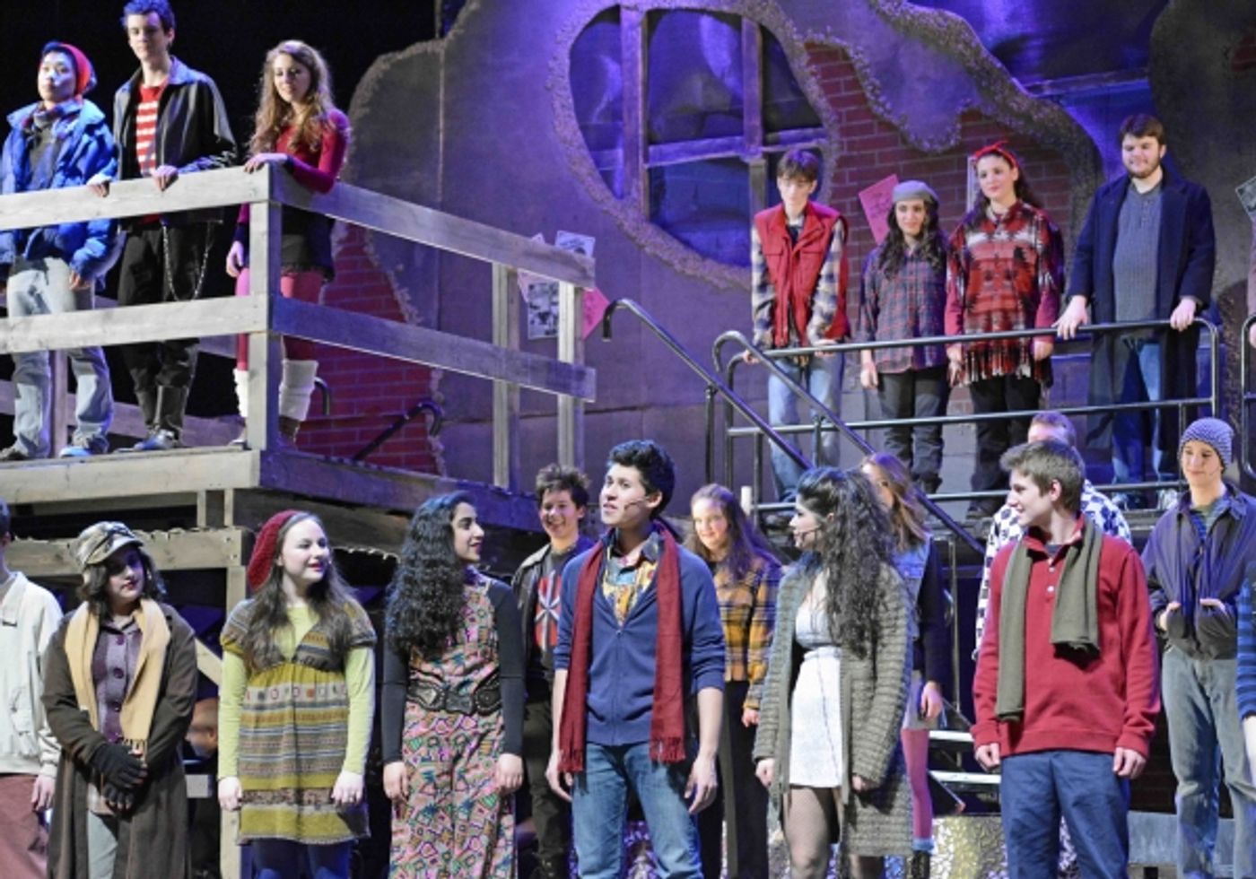 Photo Flash: First Look at Trumbull High School's RENT; Al Larson Attends!  Image