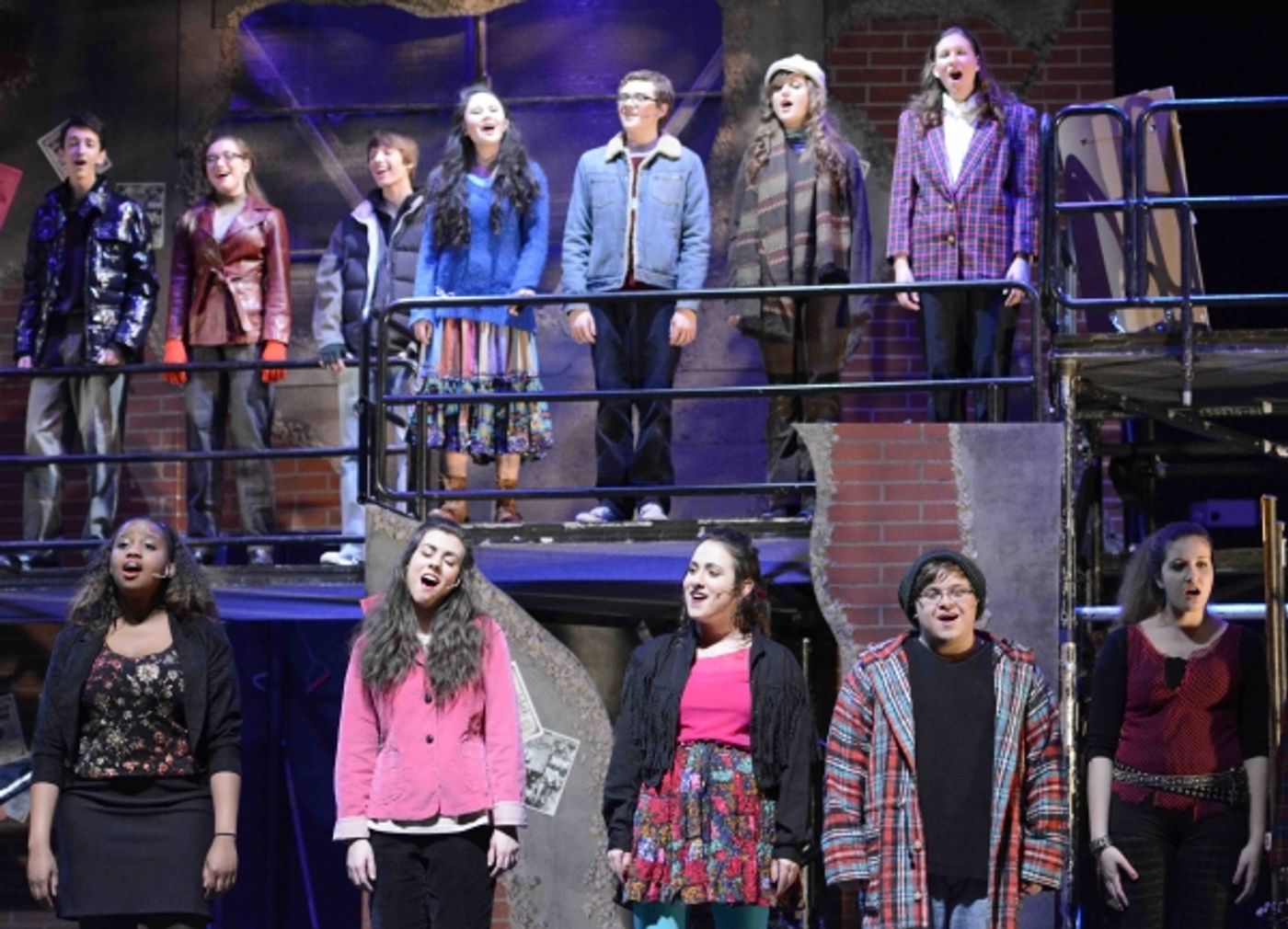 Photo Flash: First Look at Trumbull High School's RENT; Al Larson Attends!  Image