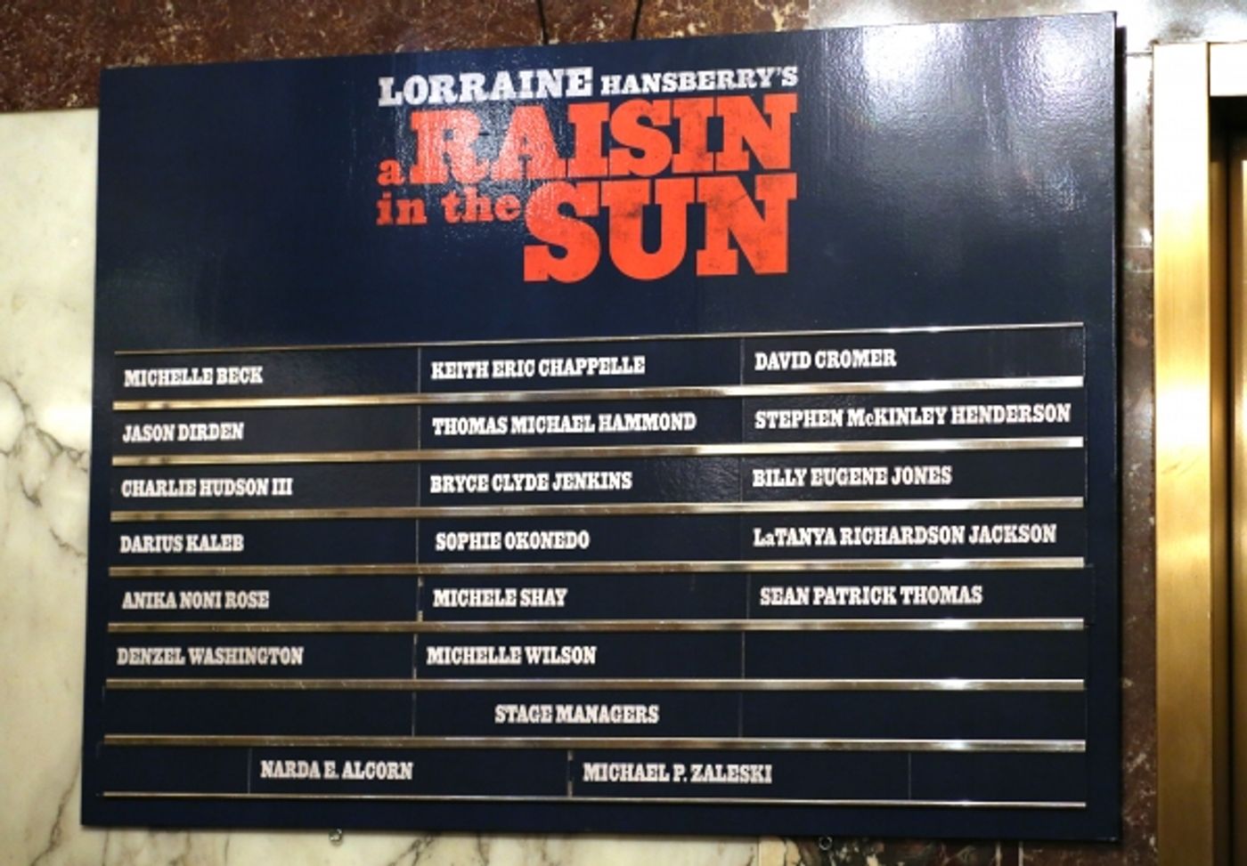 Photo Coverage: Denzel Washington & A RAISIN IN THE SUN Cast Take Opening Night Bows!  Image