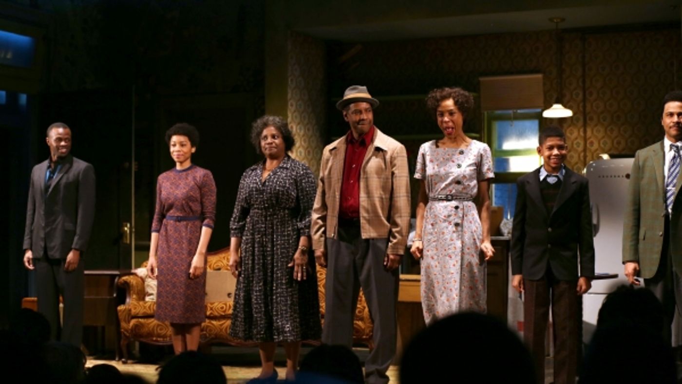 Photo Coverage: Denzel Washington & A RAISIN IN THE SUN Cast Take Opening Night Bows!  Image