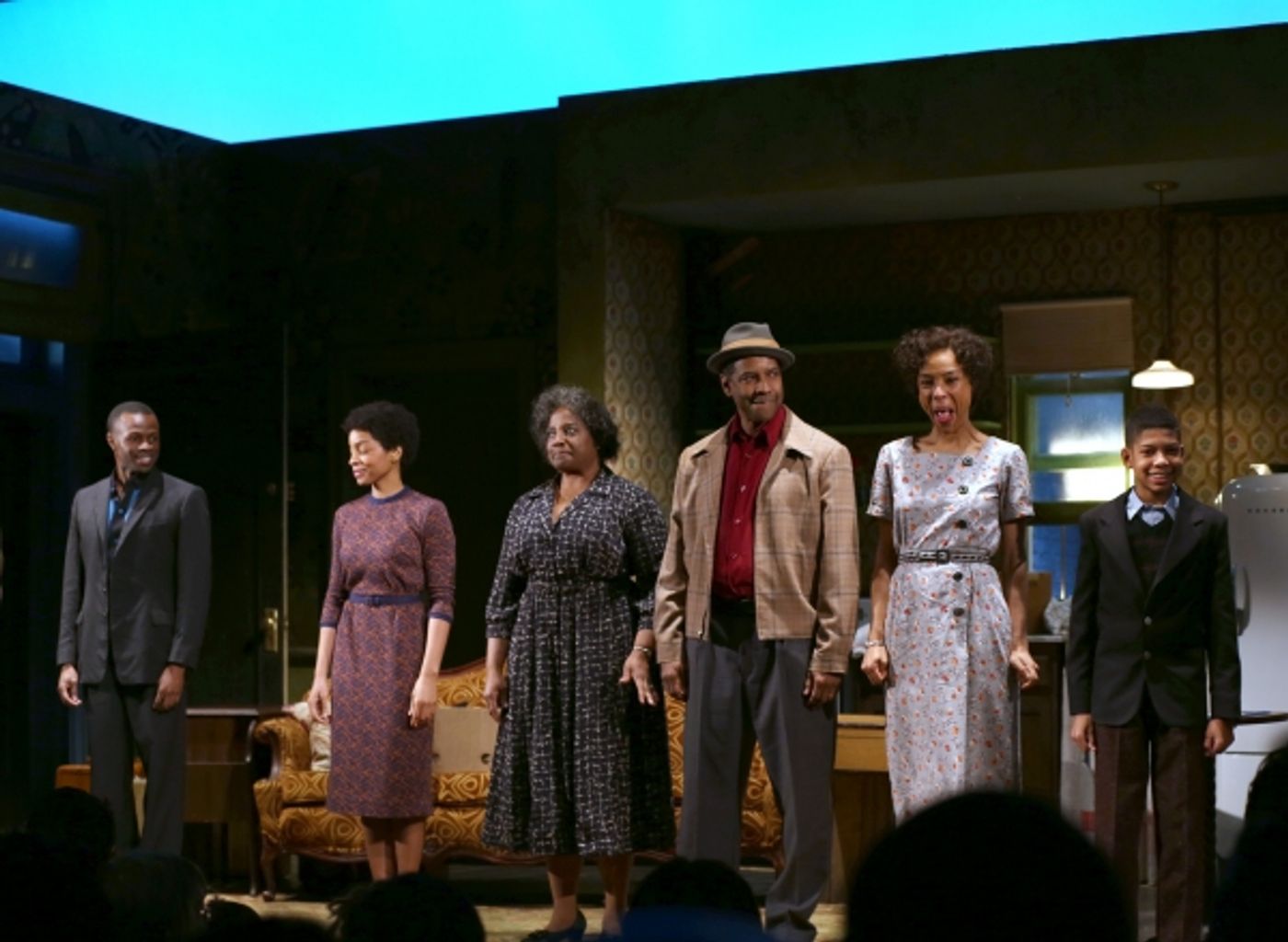 Photo Coverage: Denzel Washington & A RAISIN IN THE SUN Cast Take Opening Night Bows!  Image