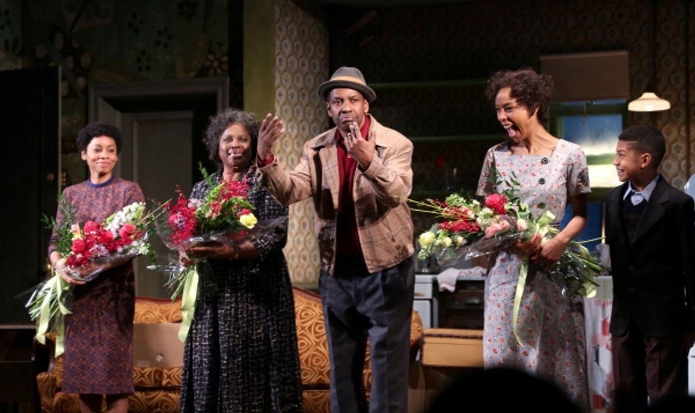 Photo Coverage: Denzel Washington & A RAISIN IN THE SUN Cast Take Opening Night Bows!  Image