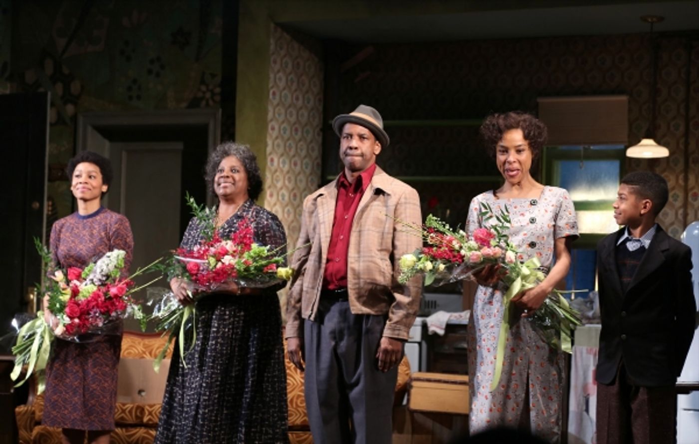 Photo Coverage: Denzel Washington & A RAISIN IN THE SUN Cast Take Opening Night Bows!  Image