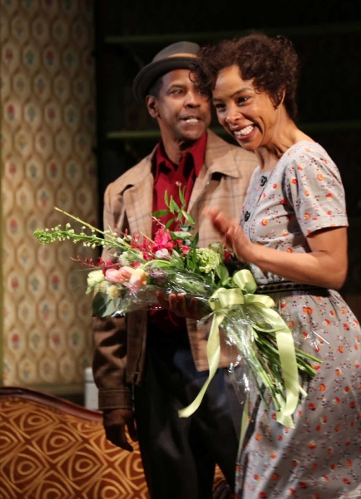 Photo Coverage: Denzel Washington & A RAISIN IN THE SUN Cast Take Opening Night Bows!  Image
