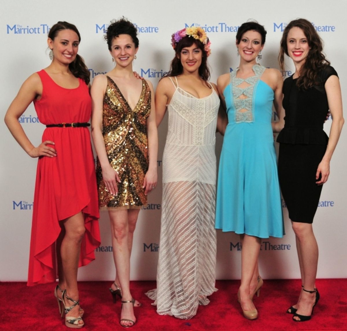 Shanna Heverly, Amanda Tanguay, Adrienne Storrs, Melissa Zaremba, Ellen Green at 