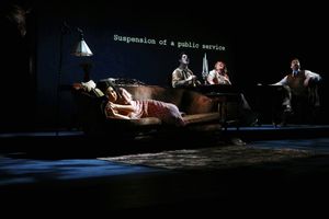 Adriana Gaviria (as Laura), Joseph Midyett (as Tom), Elizabeth Hess (as Amanda), and Michael Kirby (as The Gentleman Caller) @ BroadwayWorld Adriana Gaviria (as Laura), Joseph Midyett (as Tom), Elizabeth Hess (as Amanda), and Photo