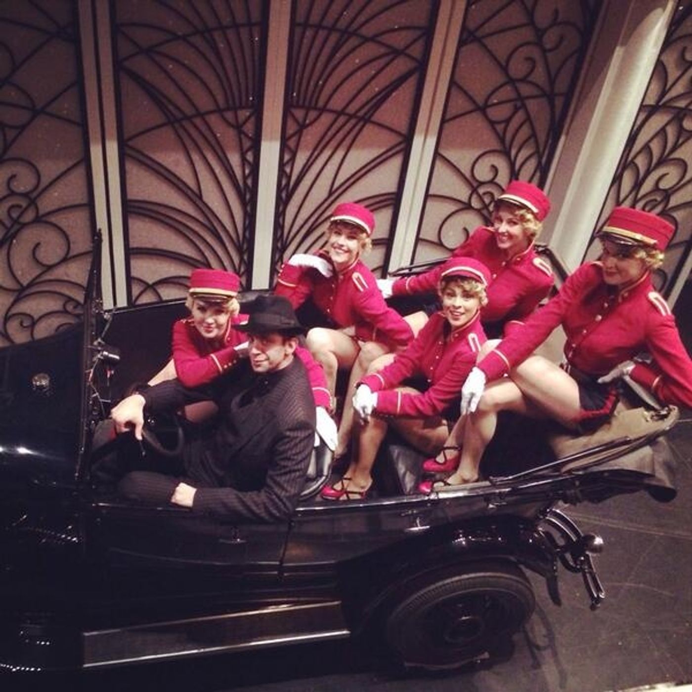 Photo Flash: Saturday Intermission Pics, 4/5- KINKY BOOTS and 50 SHADES Celebrate Milestones, ROCKY Takes it Outside, & More!  Image