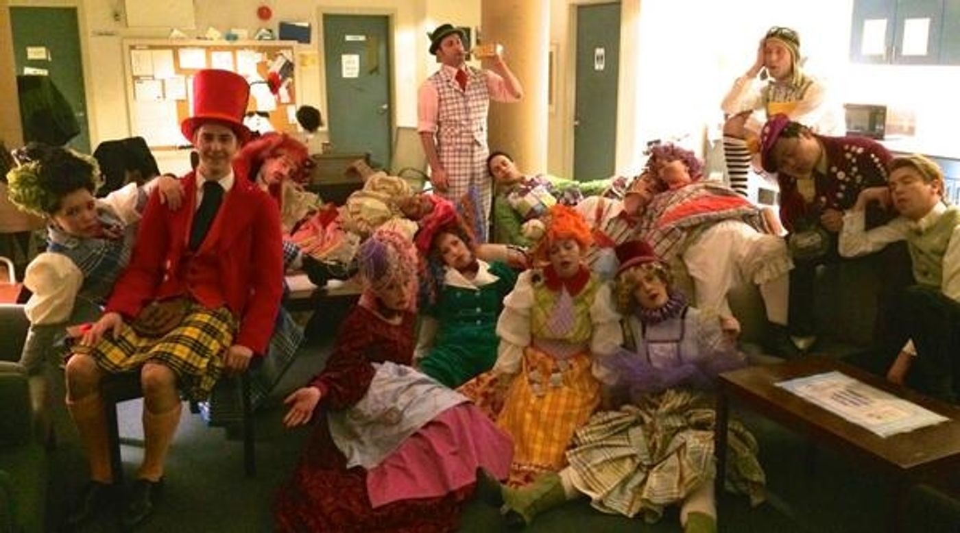 Photo Flash: Saturday Intermission Pics, 4/5- KINKY BOOTS and 50 SHADES Celebrate Milestones, ROCKY Takes it Outside, & More!  Image