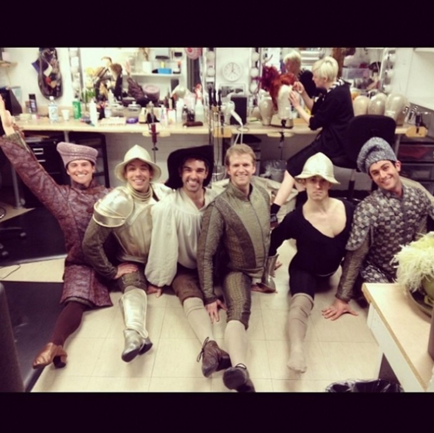 Photo Flash: Saturday Intermission Pics, 4/5- KINKY BOOTS and 50 SHADES Celebrate Milestones, ROCKY Takes it Outside, & More!  Image