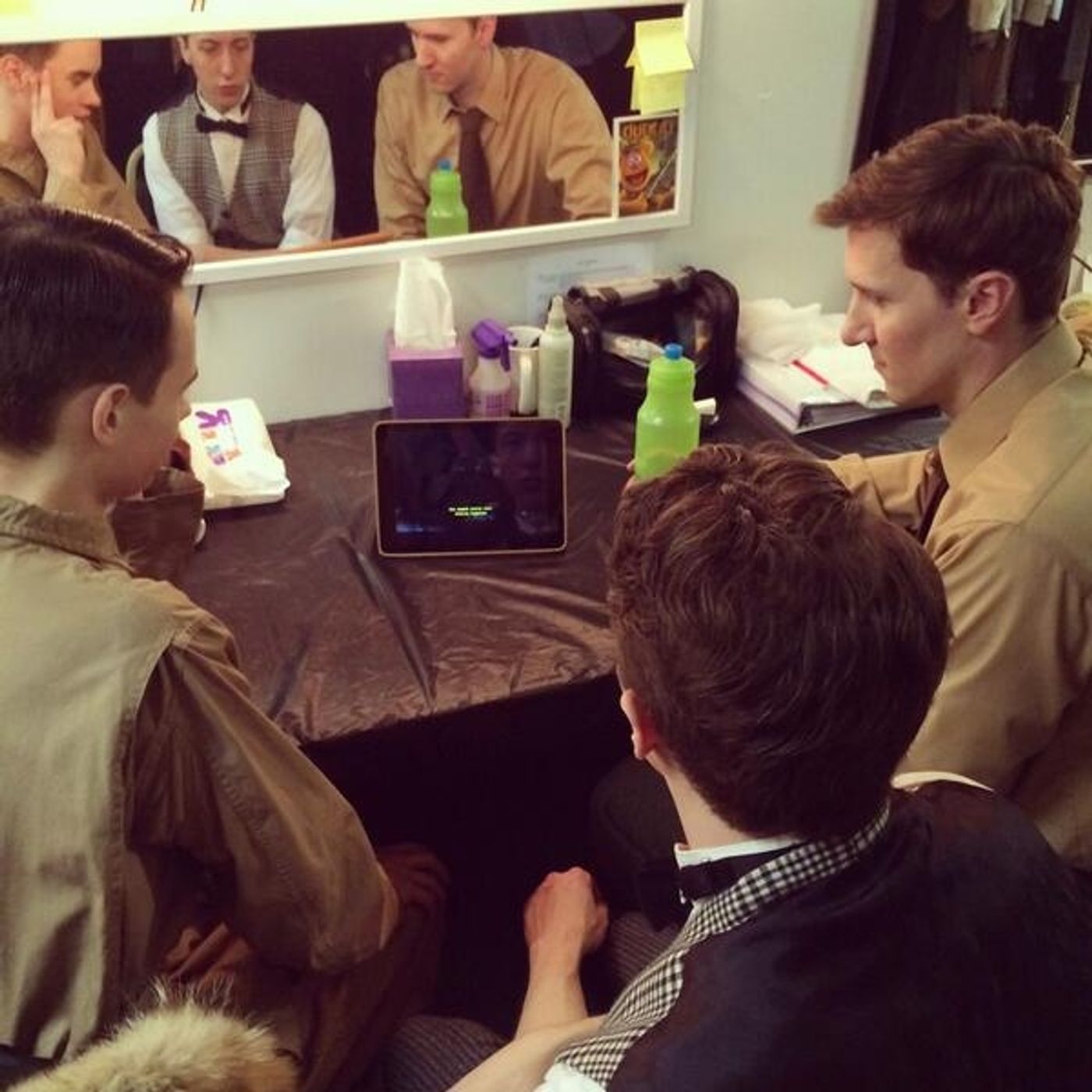 Photo Flash: Saturday Intermission Pics, 4/5- KINKY BOOTS and 50 SHADES Celebrate Milestones, ROCKY Takes it Outside, & More!  Image