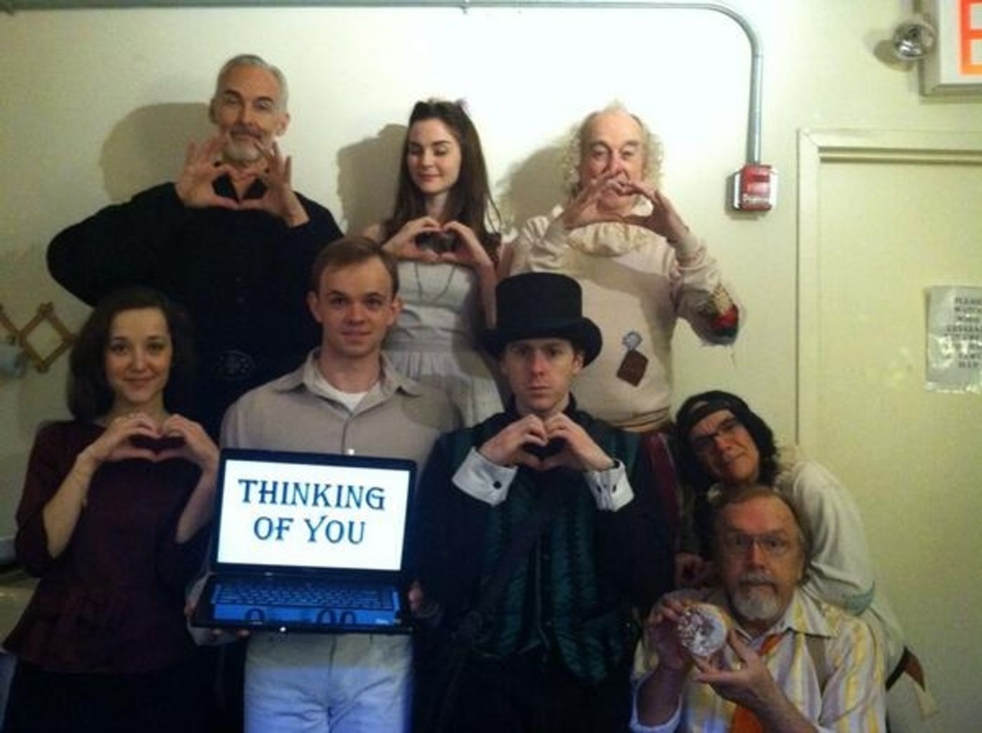 Photo Flash: Saturday Intermission Pics, 4/5- KINKY BOOTS and 50 SHADES Celebrate Milestones, ROCKY Takes it Outside, & More!  Image