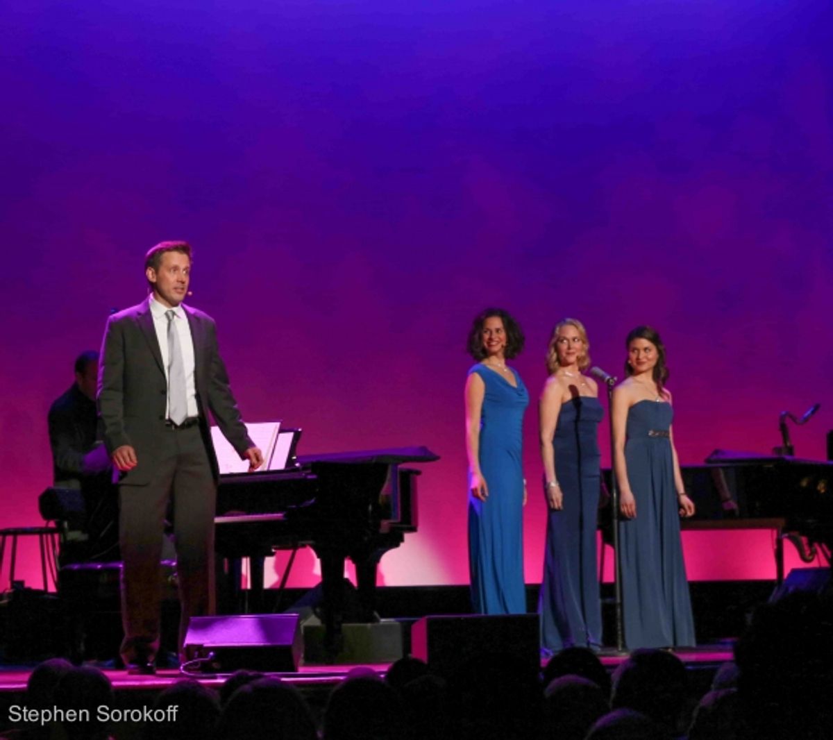 Lewis Cleale, Mandy Gonzalez, Rebecca Luker, Phillipa Soo at 