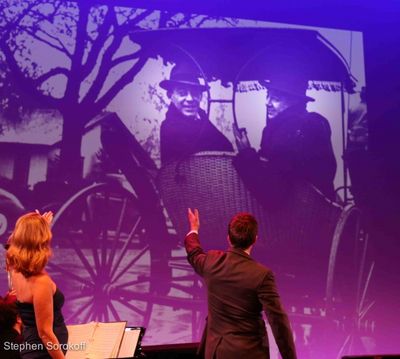 Mandy Gonzalez, Lewis Cleale, Rebecca Luker, Jonathan Groff, Phillipa Soo Photo