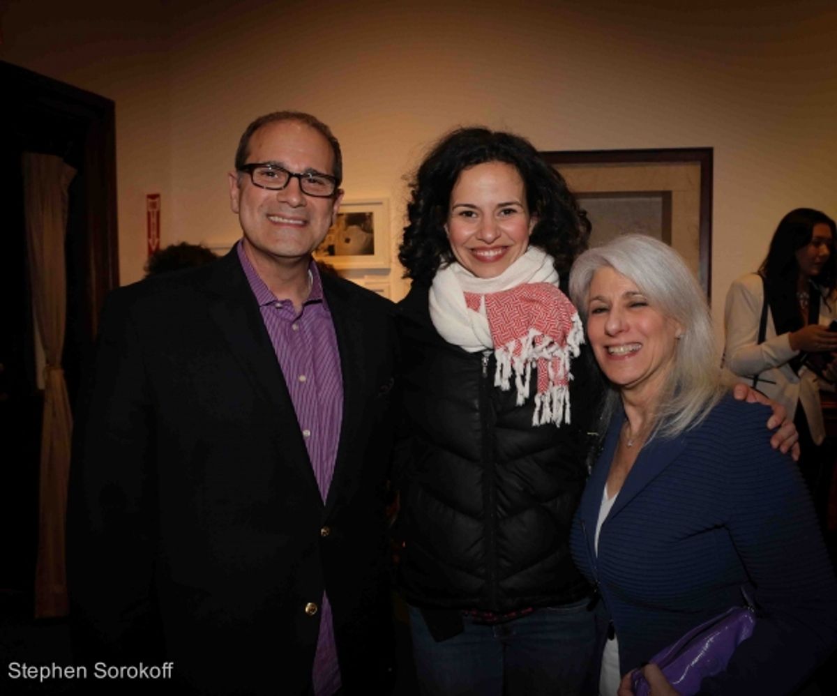 Dan Shaheen, Mandy Gonzalez, Jamie deRoy at 