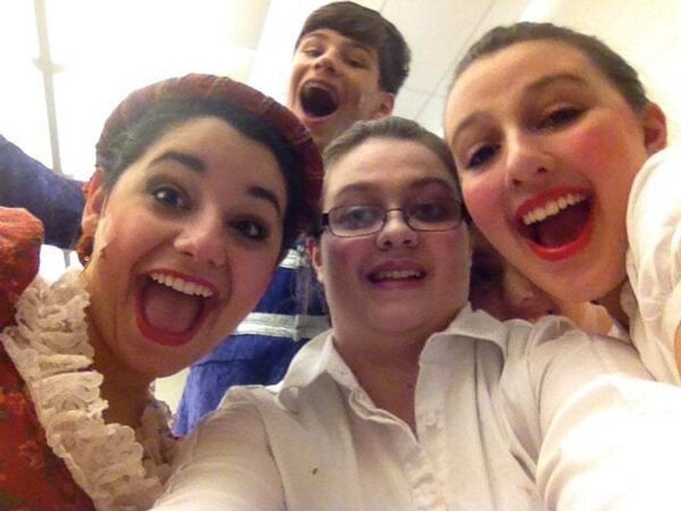 Photo Flash: Saturday Intermission Pics, 4/6, Part 2- BULLETS OVER BROADWAY's Pooch Learns to Play Piano, and More!  Image