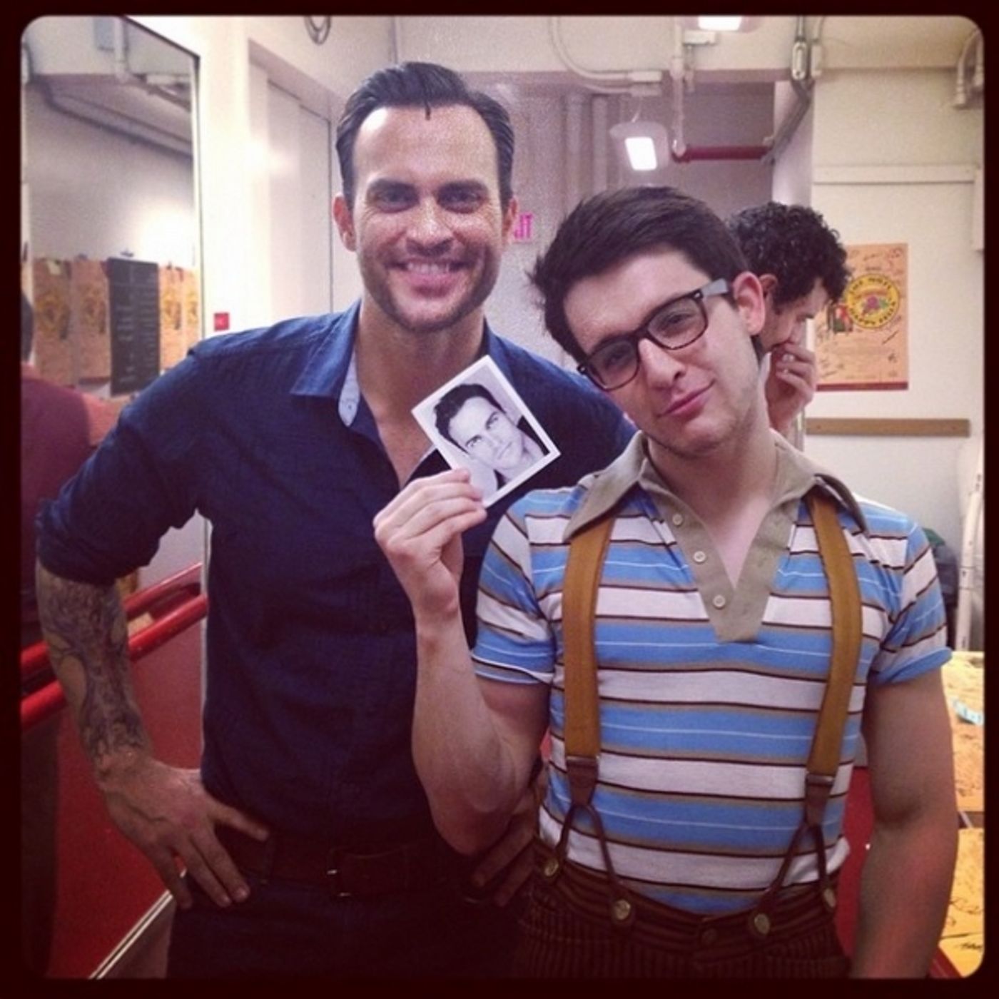 Photo Flash: Saturday Intermission Pics, 4/6, Part 2- BULLETS OVER BROADWAY's Pooch Learns to Play Piano, and More!  Image