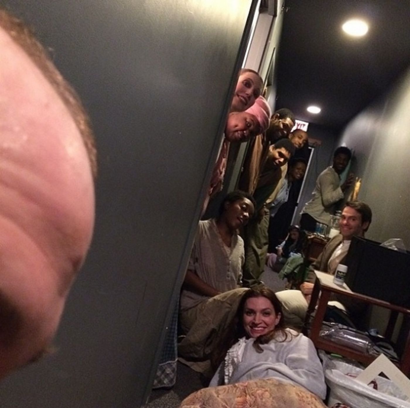 Photo Flash: Saturday Intermission Pics, 4/6, Part 2- BULLETS OVER BROADWAY's Pooch Learns to Play Piano, and More!  Image