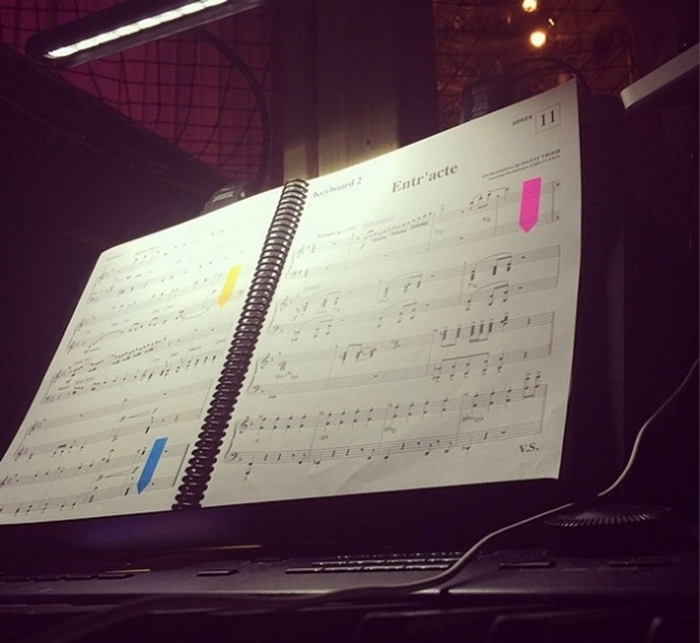 Photo Flash: Saturday Intermission Pics, 4/6, Part 2- BULLETS OVER BROADWAY's Pooch Learns to Play Piano, and More!  Image