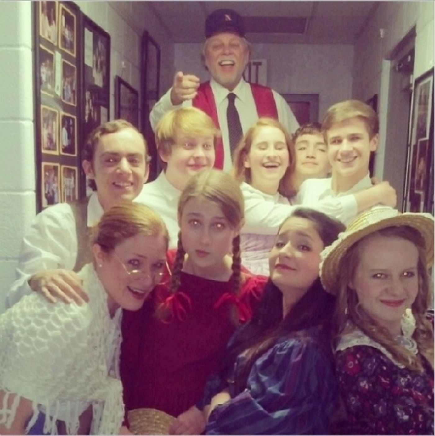 Photo Flash: Saturday Intermission Pics, 4/6, Part 2- BULLETS OVER BROADWAY's Pooch Learns to Play Piano, and More!  Image