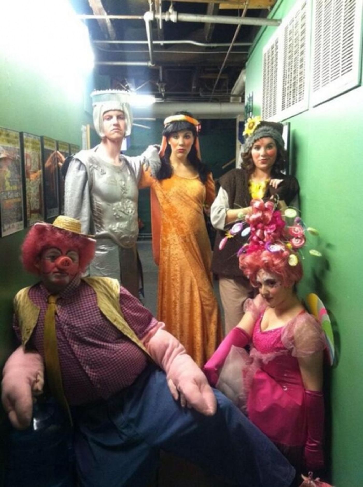 Photo Flash: Saturday Intermission Pics, 4/6, Part 2- BULLETS OVER BROADWAY's Pooch Learns to Play Piano, and More!  Image