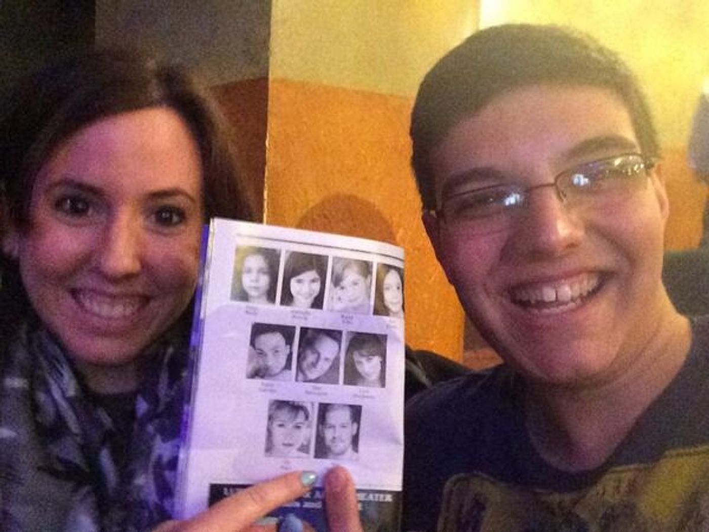 Photo Flash: Saturday Intermission Pics, 4/6, Part 2- BULLETS OVER BROADWAY's Pooch Learns to Play Piano, and More!  Image