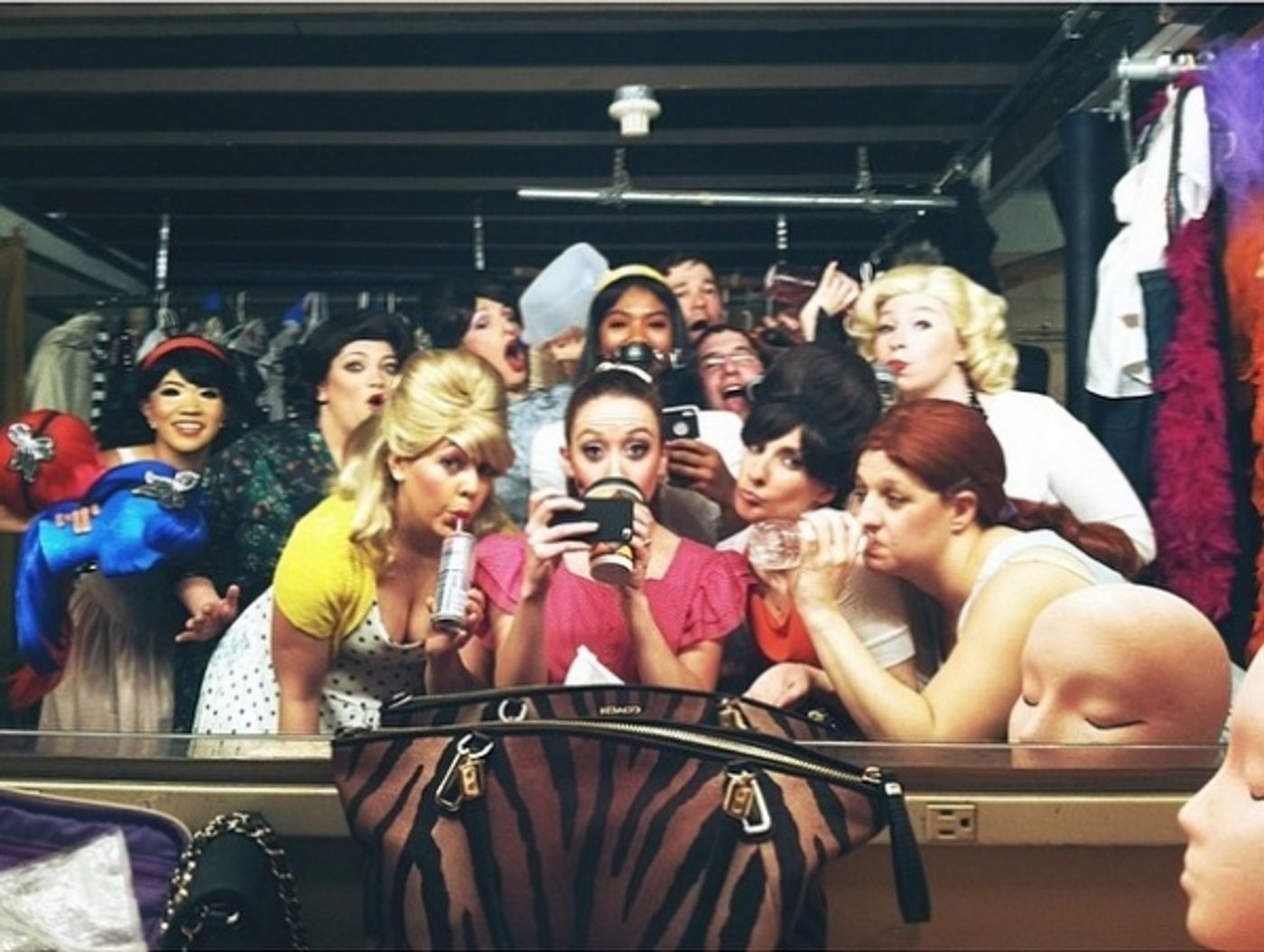 Photo Flash: Saturday Intermission Pics, 4/6, Part 2- BULLETS OVER BROADWAY's Pooch Learns to Play Piano, and More!  Image