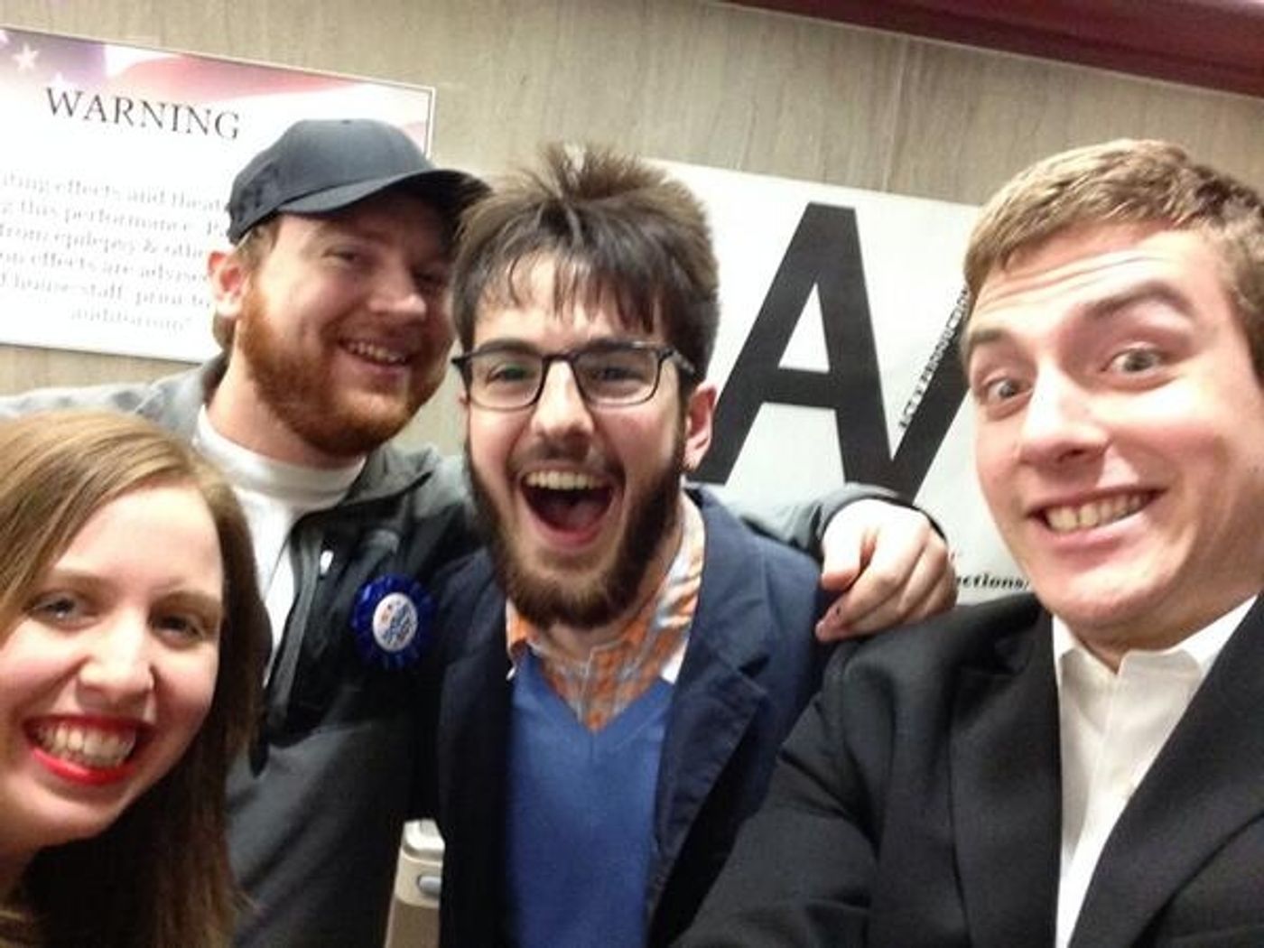 Photo Flash: Saturday Intermission Pics, 4/6, Part 2- BULLETS OVER BROADWAY's Pooch Learns to Play Piano, and More!  Image