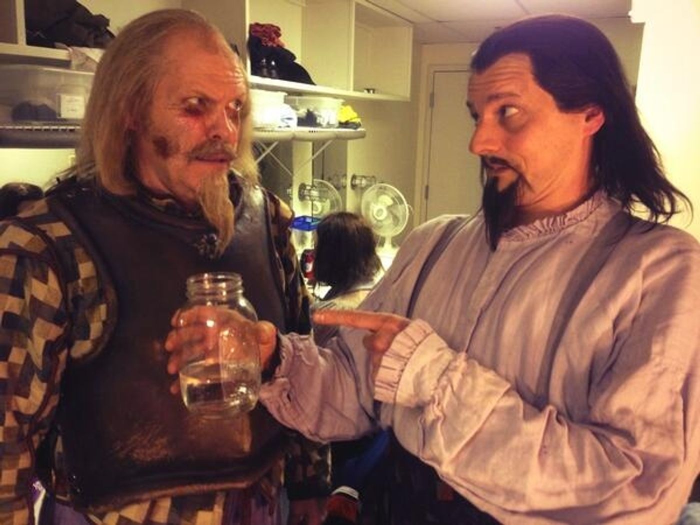 Photo Flash: Saturday Intermission Pics, 4/6, Part 2- BULLETS OVER BROADWAY's Pooch Learns to Play Piano, and More!  Image