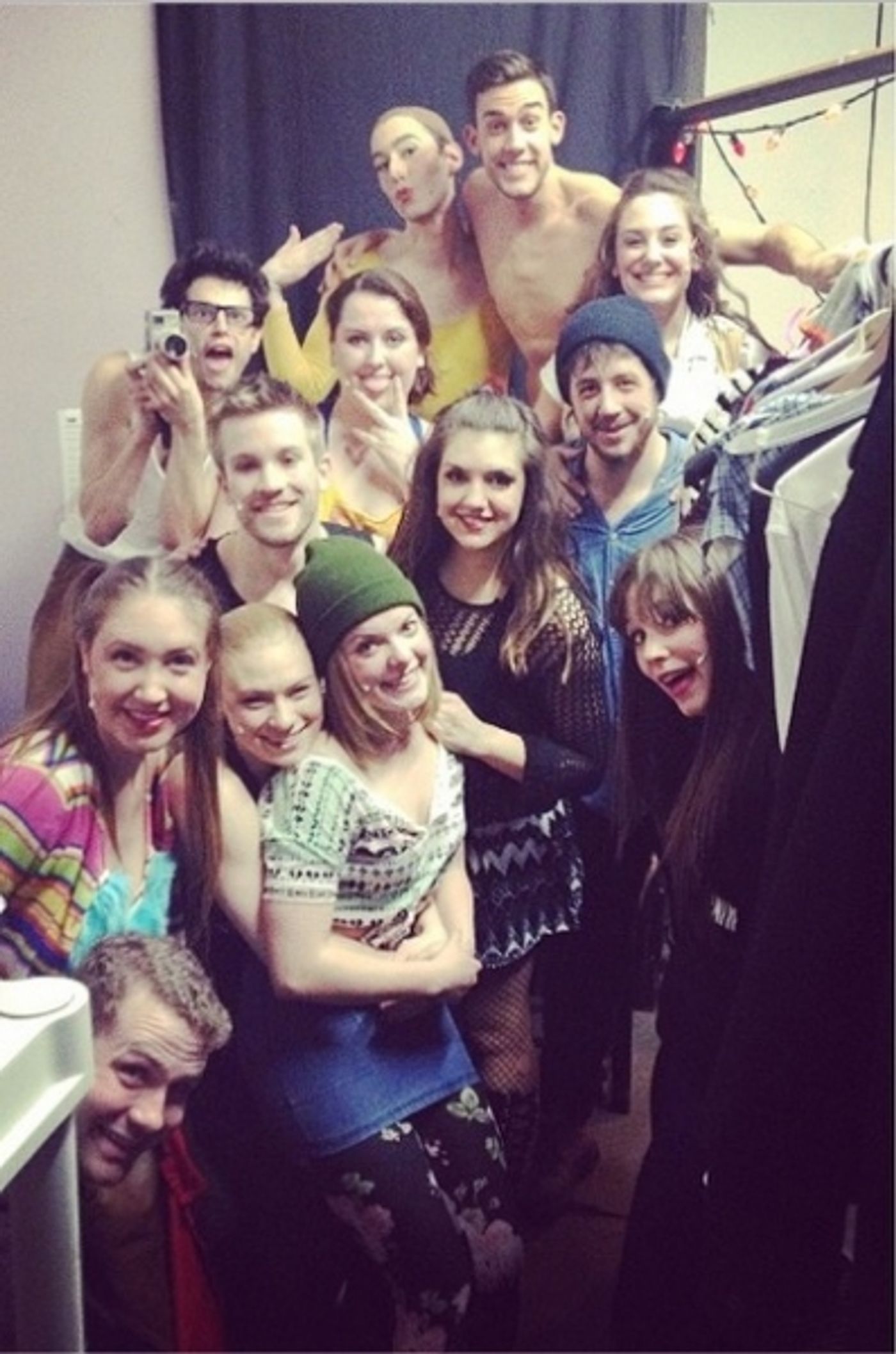 Photo Flash: Saturday Intermission Pics, 4/6, Part 2- BULLETS OVER BROADWAY's Pooch Learns to Play Piano, and More!  Image