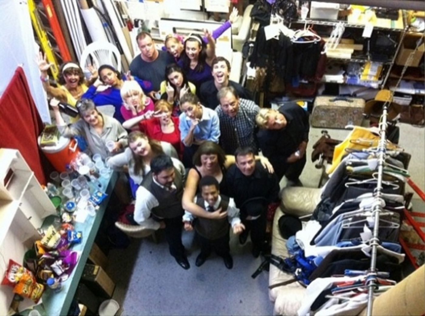 Photo Flash: Saturday Intermission Pics, 4/6, Part 2- BULLETS OVER BROADWAY's Pooch Learns to Play Piano, and More!  Image