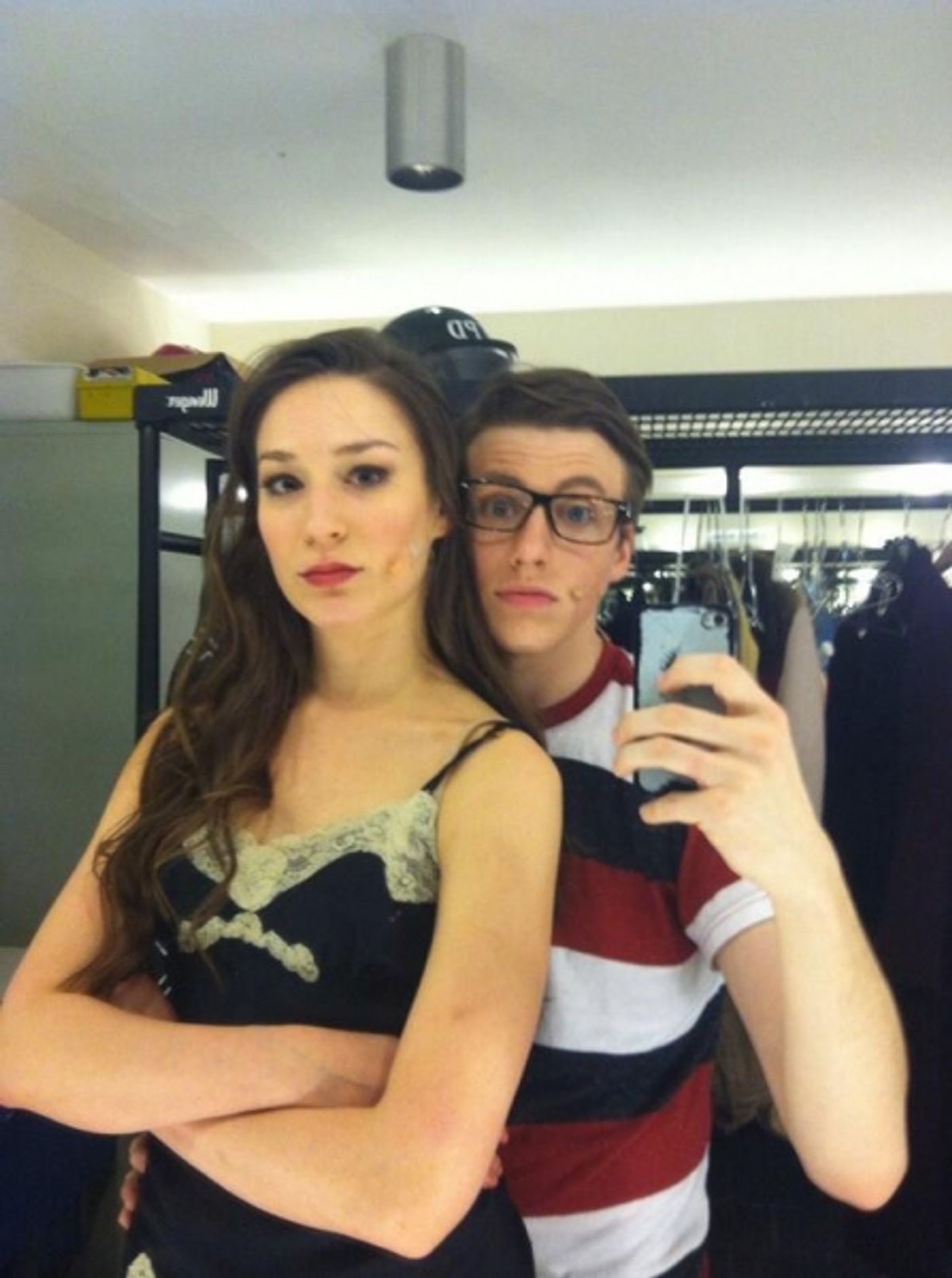 Photo Flash: Saturday Intermission Pics, 4/6, Part 2- BULLETS OVER BROADWAY's Pooch Learns to Play Piano, and More!  Image