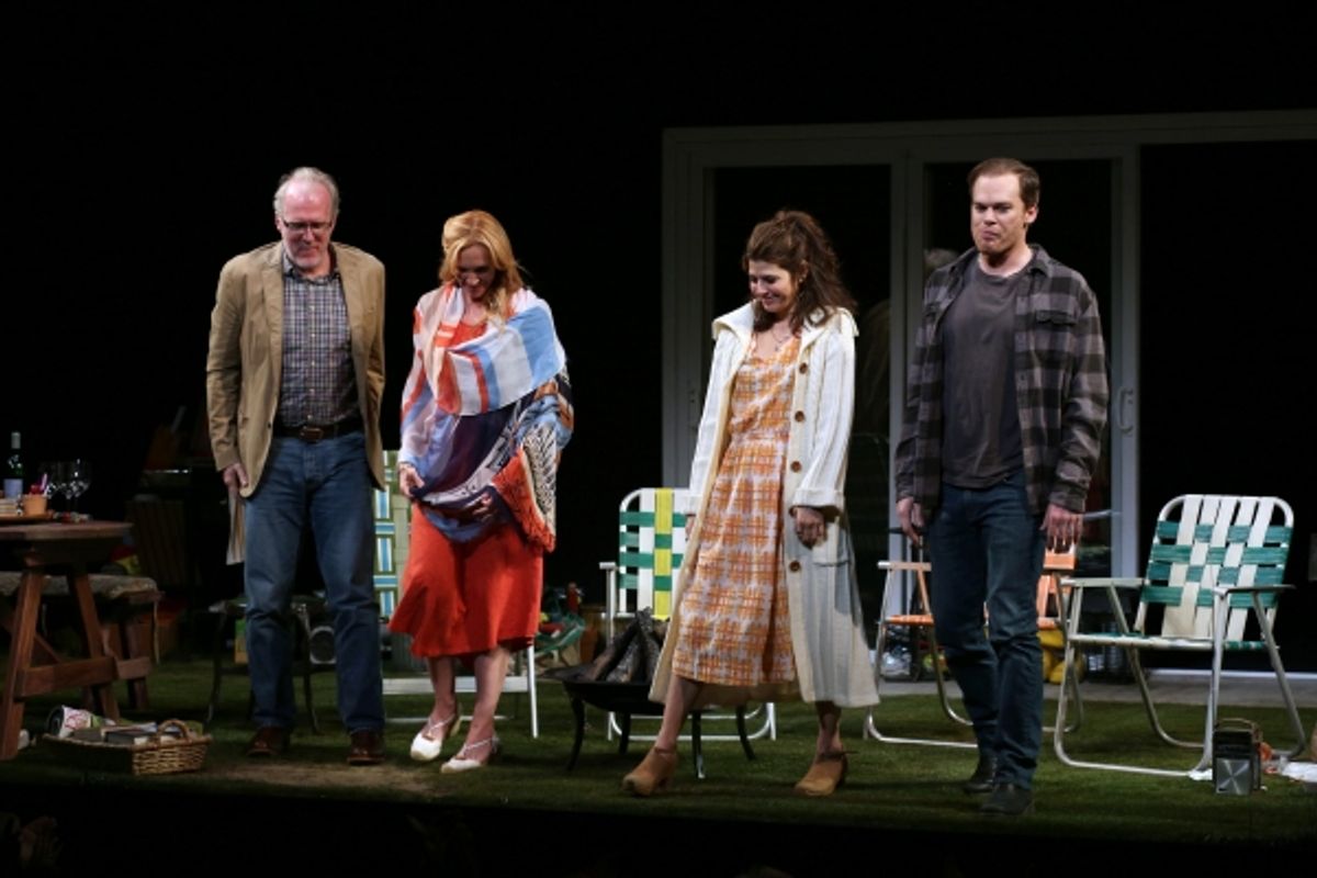 Tracy Letts, Toni Collette, Marisa Tomei and Michael C. Hall  at 
