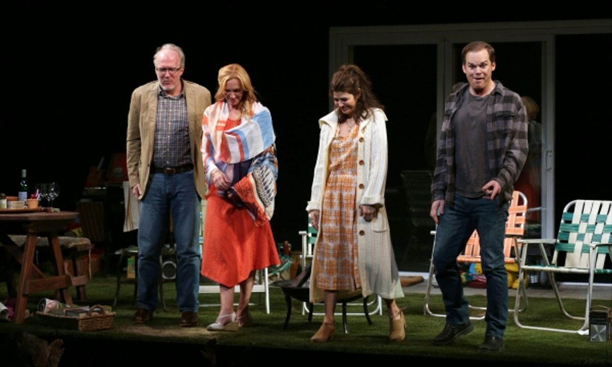 Tracy Letts, Toni Collette, Marisa Tomei and Michael C. Hall  at 