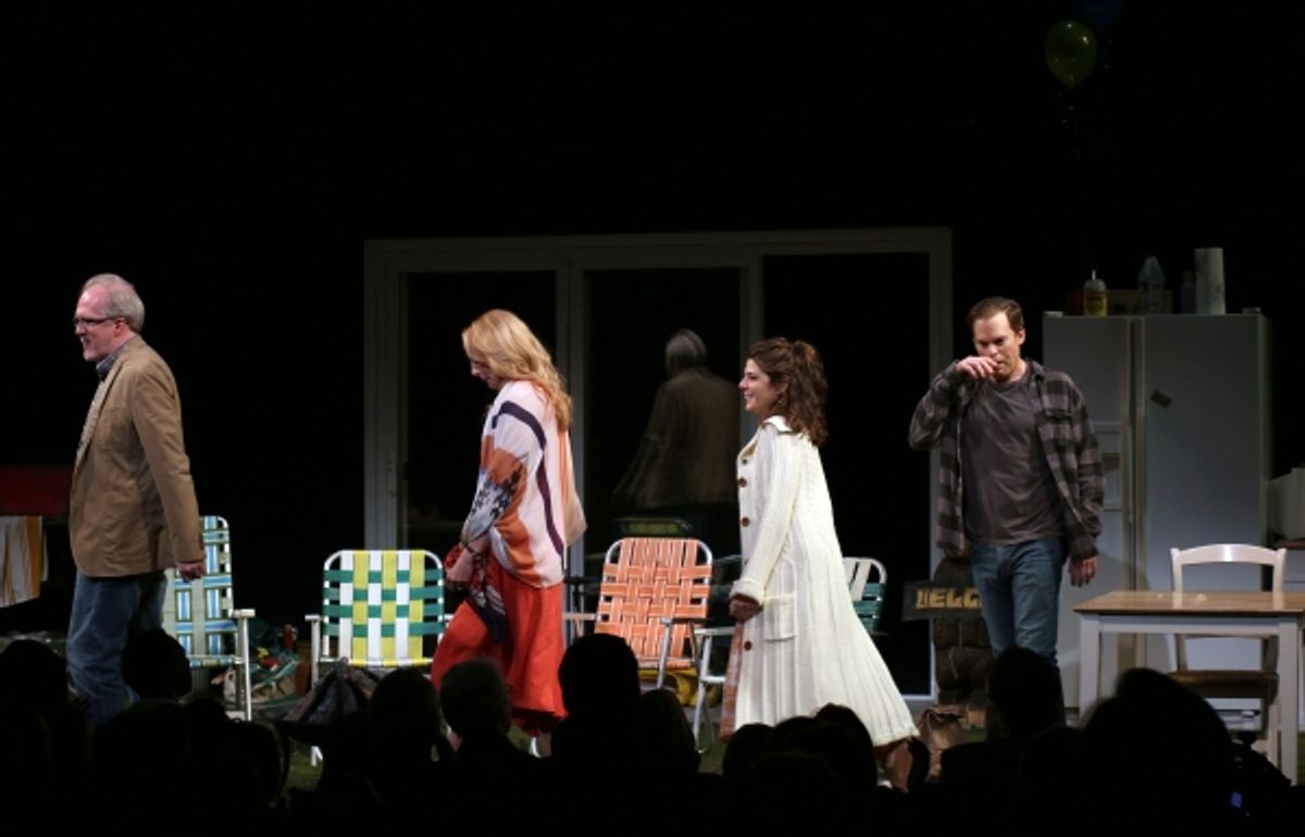 Tracy Letts, Toni Collette, Marisa Tomei and Michael C. Hall  at 