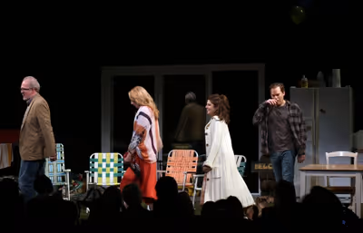 Tracy Letts, Toni Collette, Marisa Tomei and Michael C. Hall  Photo