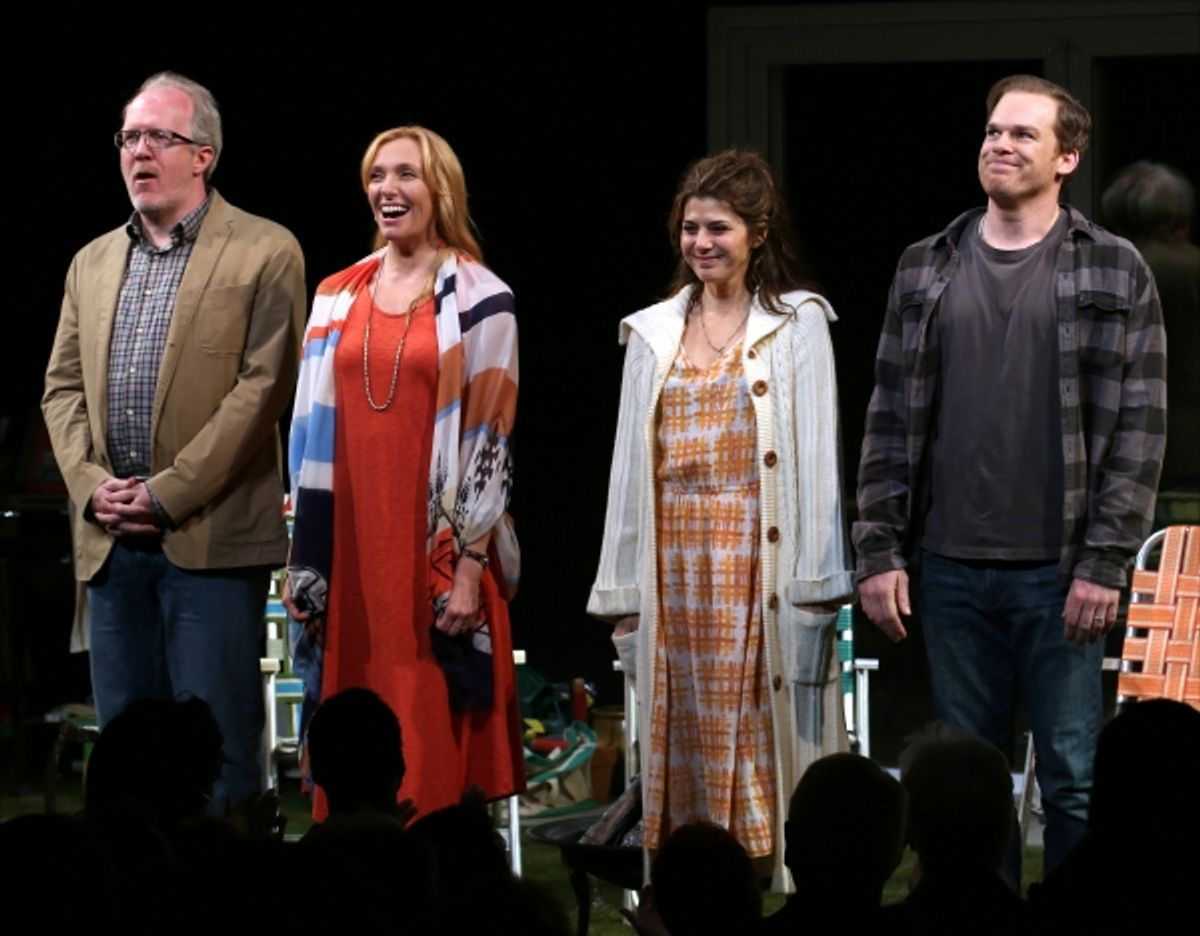Tracy Letts, Toni Collette, Marisa Tomei and Michael C. Hall  at 