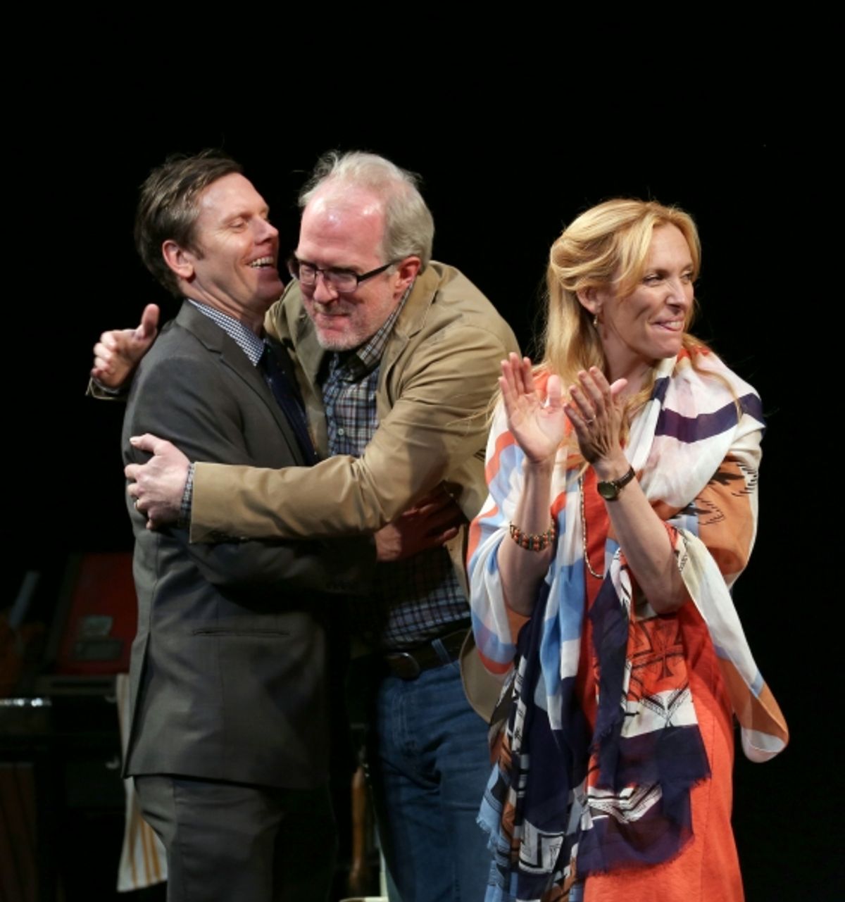 Tracy Letts, Playwright Will Eno and Toni Collette   at 