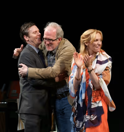 Tracy Letts, Playwright Will Eno and Toni Collette   Photo