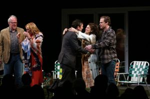 Tracy Letts, Toni Collette, Playwright Will Eno, Marisa Tomei and Michael C. Hall @ BroadwayWorld Tracy Letts, Toni Collette, Playwright Will Eno, Marisa Tomei and Michael C. Hall Photo