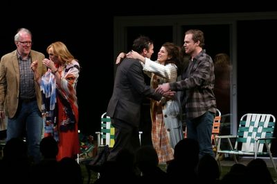 Tracy Letts, Toni Collette, Playwright Will Eno, Marisa Tomei and Michael C. Hall  Photo