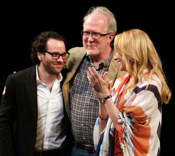 Director Sam Gold, Tracy Letts and Toni Collette  Photo