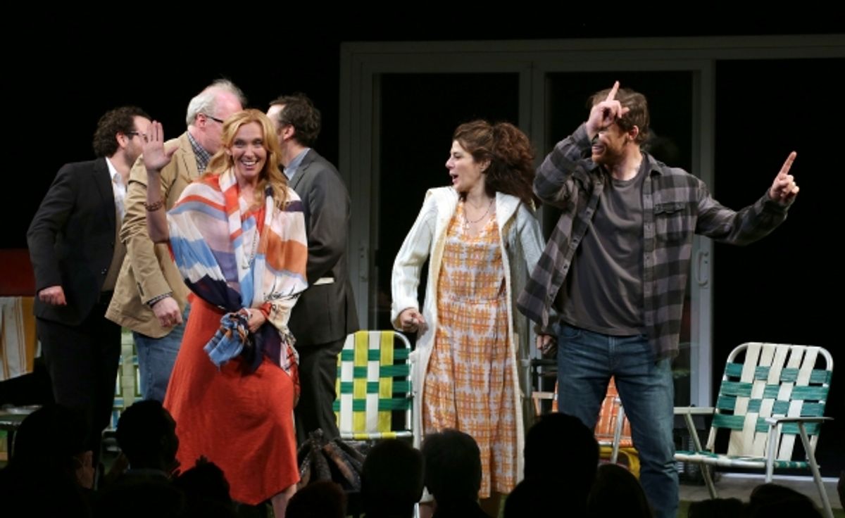 Tracy Letts, Toni Collette, Marisa Tomei and Michael C. Hall  at 