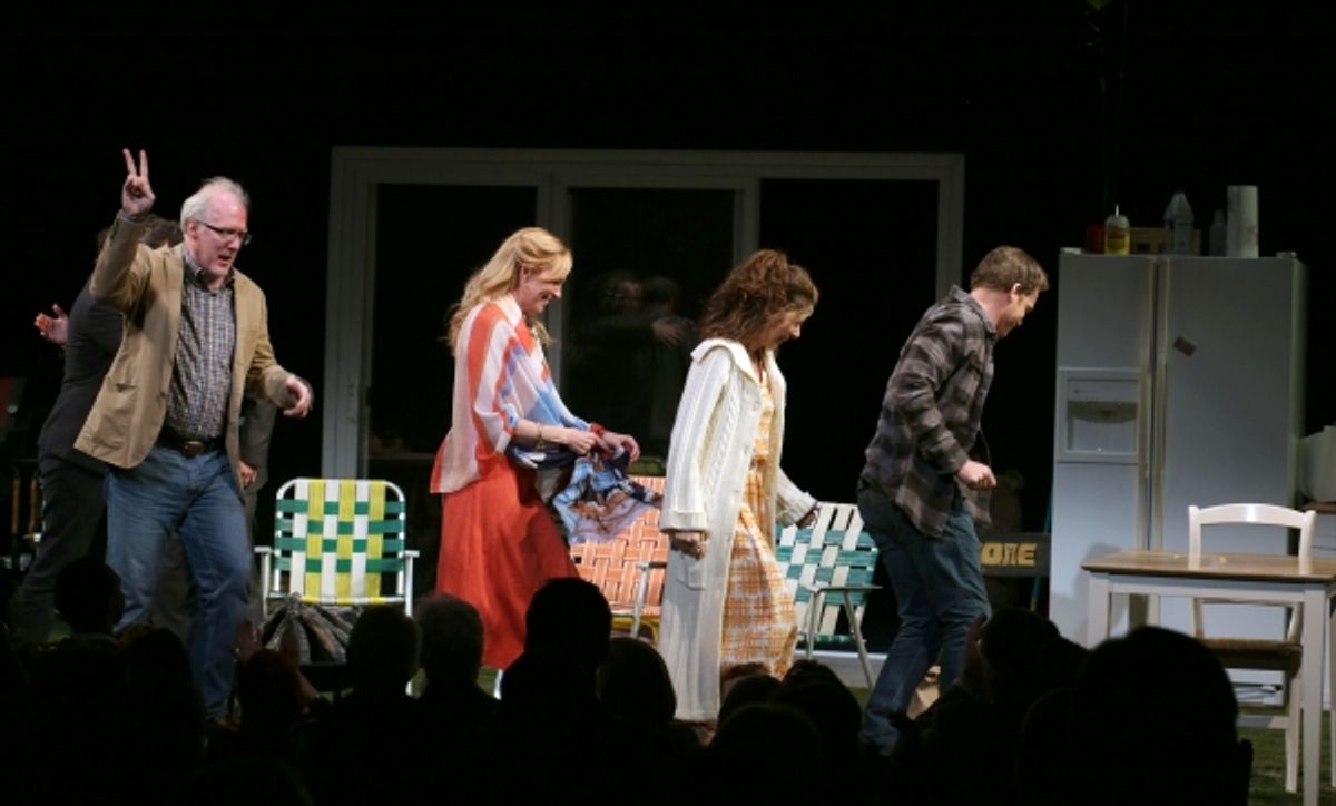 Tracy Letts, Toni Collette, Marisa Tomei and Michael C. Hall at 
