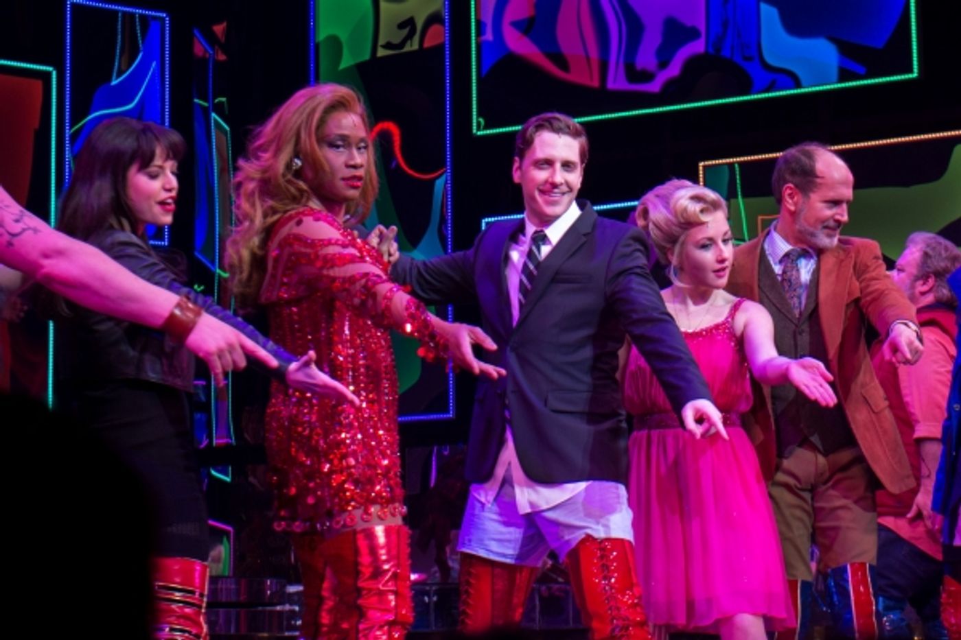 Photo Coverage: KINKY BOOTS Celebrates One Year at the Al Hirschfeld Theatre!  Image