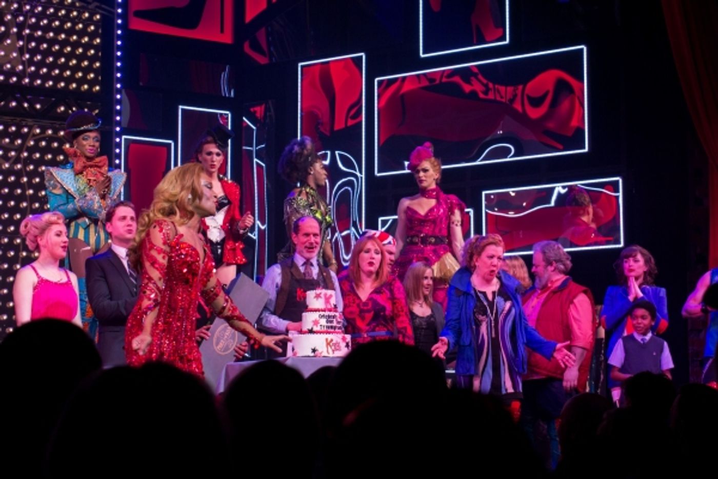 Photo Coverage: KINKY BOOTS Celebrates One Year at the Al Hirschfeld Theatre!  Image