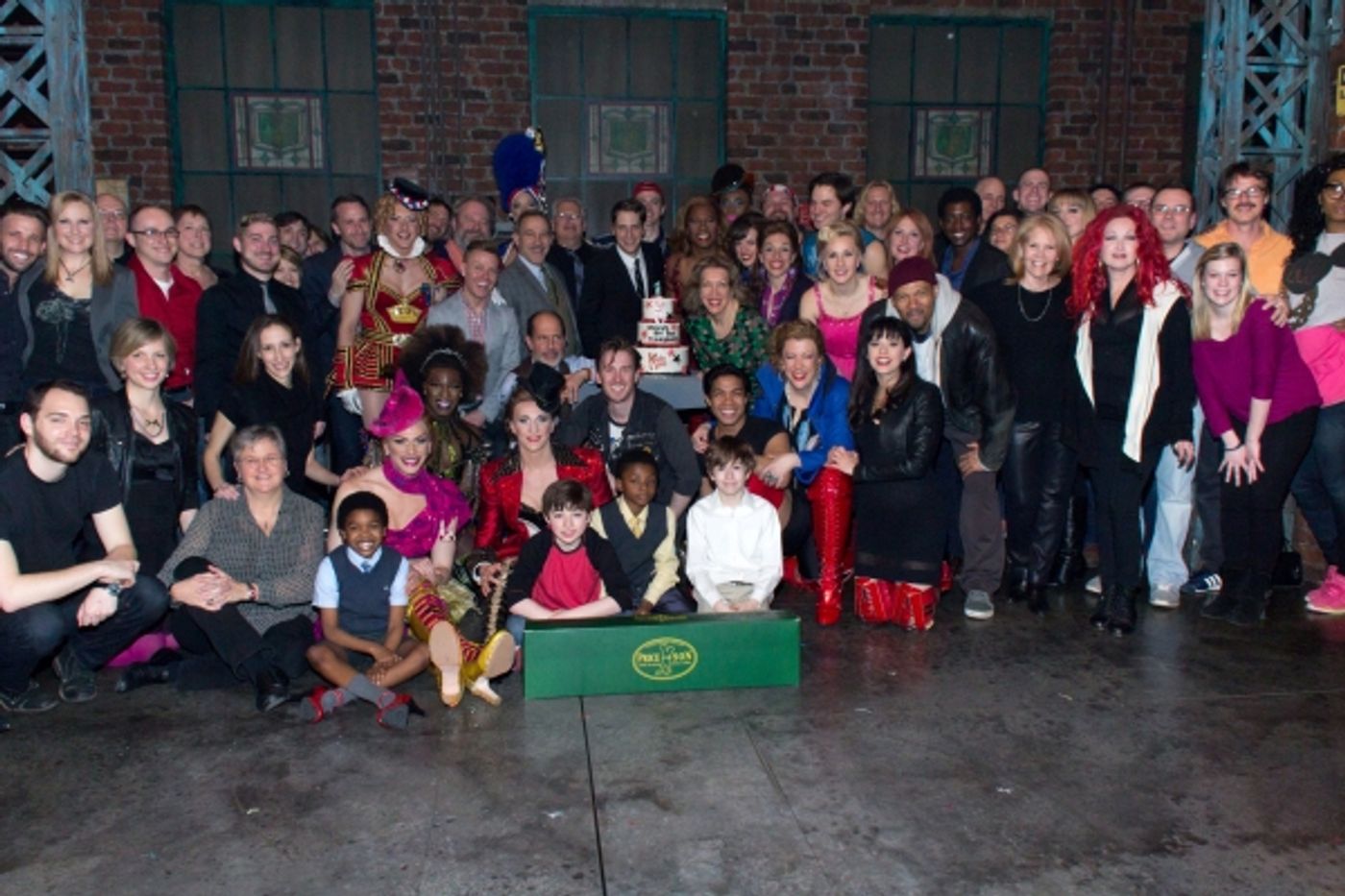 Photo Coverage: KINKY BOOTS Celebrates One Year at the Al Hirschfeld Theatre!  Image