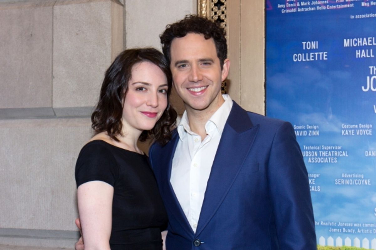 Jessica Hershberg, Santino Fontana at 