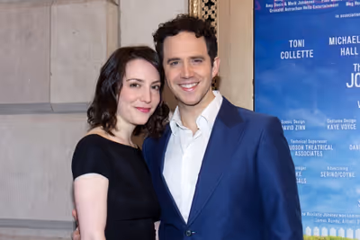 Jessica Hershberg, Santino Fontana Photo