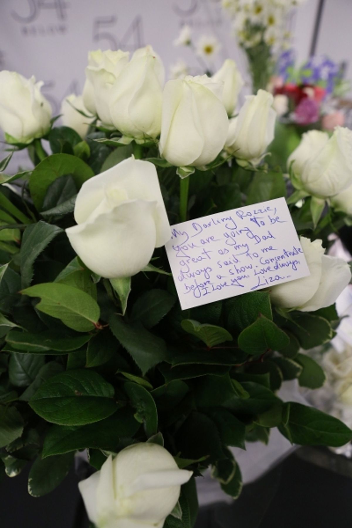 Flowers from Liza Minnelli  at 